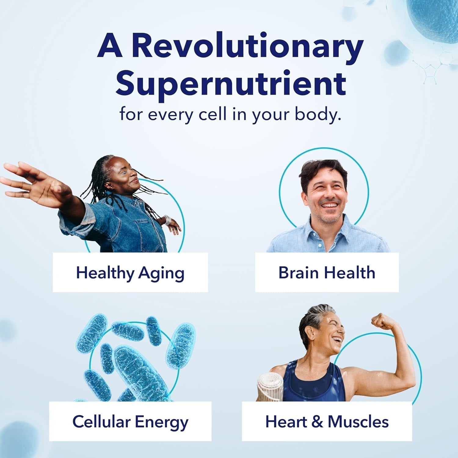 NAD+ Support Supplement with Nicotinamide Riboside for Cellular Energy, Metabolism & Healthy Aging | Daily Wellness Capsules (300mg, 30 Servings)