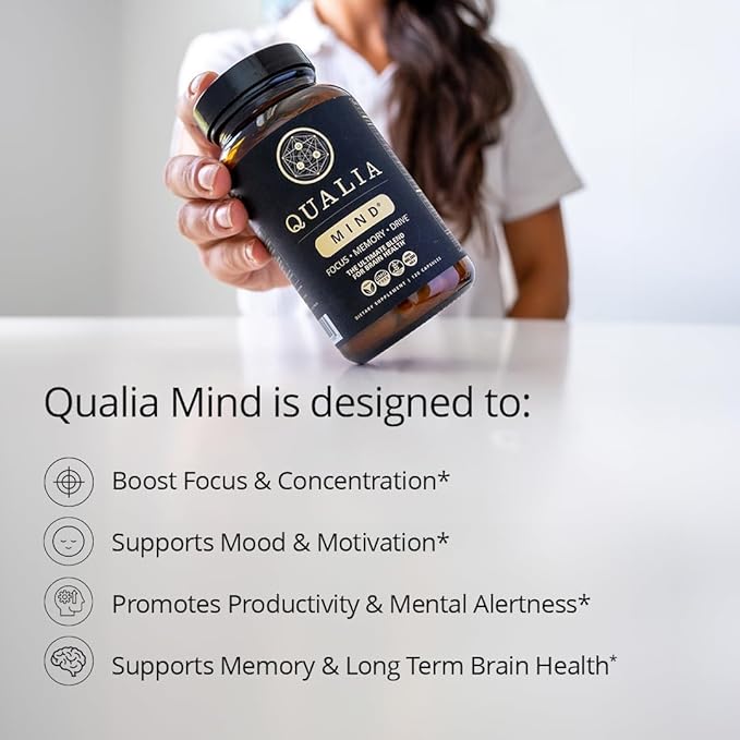 Brain Support Supplement for Focus, Concentration & Cognitive Performance | Advanced Nootropic Formula for Mental Clarity & Long-Term Brain Health (6-Week Supply)