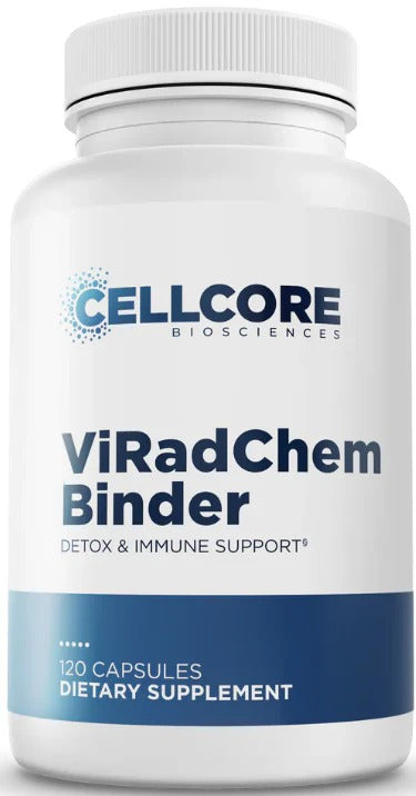 Advanced Detox Support Supplement for Environmental Toxin Binding, Gut Health & Microbial Balance | Cellular Cleanse Formula Capsules (120 Count)