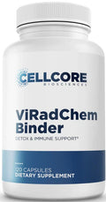 Advanced Detox Support Supplement for Environmental Toxin Binding, Gut Health & Microbial Balance | Cellular Cleanse Formula Capsules (120 Count)