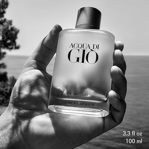 Men’s Fresh Eau De Toilette – Bergamot, Jasmine & Cedarwood Long Lasting Cologne 100ml | Acqua Di Giò