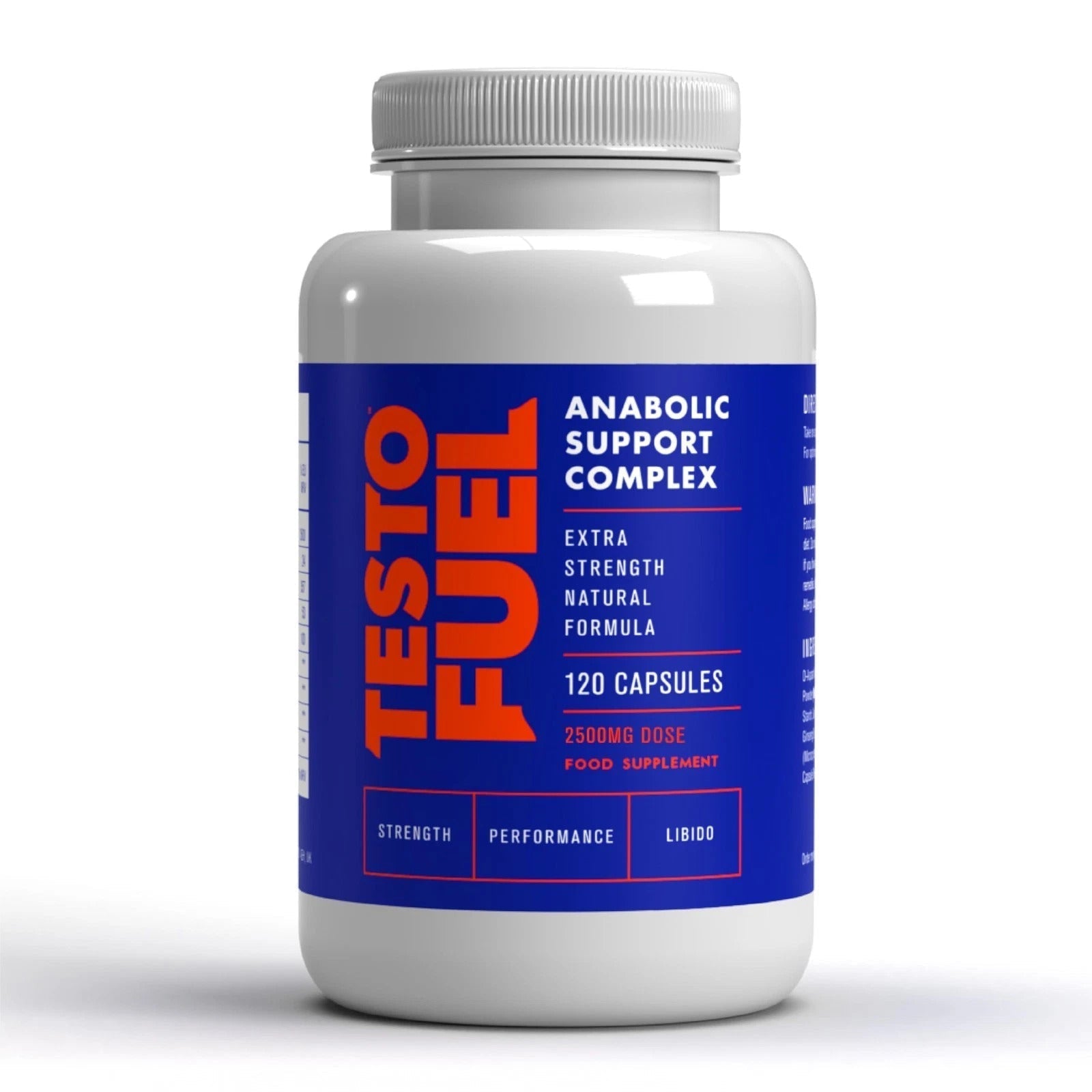 Men’s Testosterone Support Supplement for Muscle Growth, Strength & Energy | Performance & Vitality Formula Capsules (120 Count)