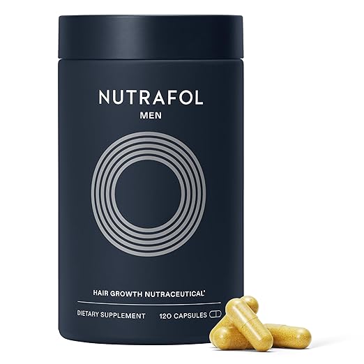 Nutrafol Men Hair Growth – Clinically Tested for Thicker Hair & Scalp Coverage