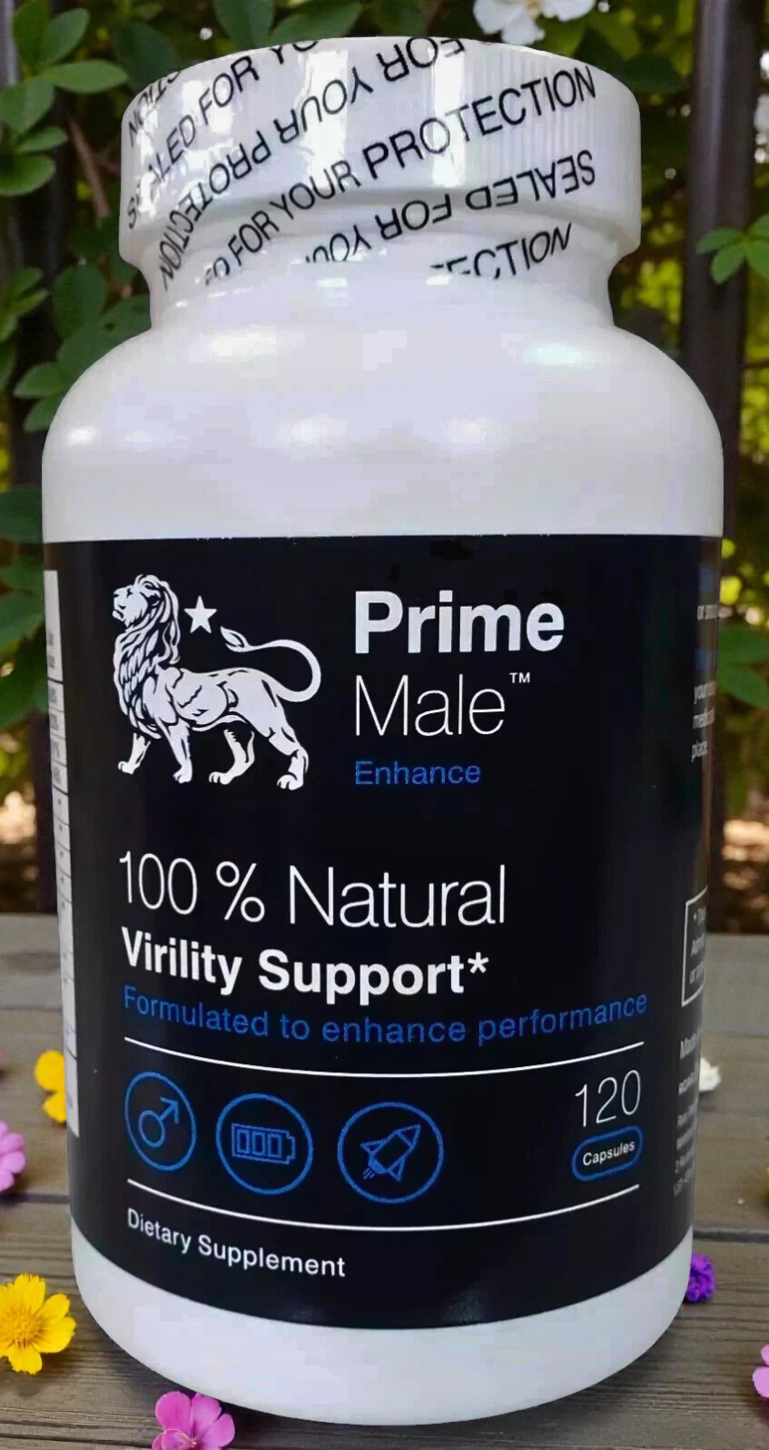 Men’s Wellness Support Supplement for Energy, Vitality & Daily Performance | Nutritional Formula Capsules (120 Count)