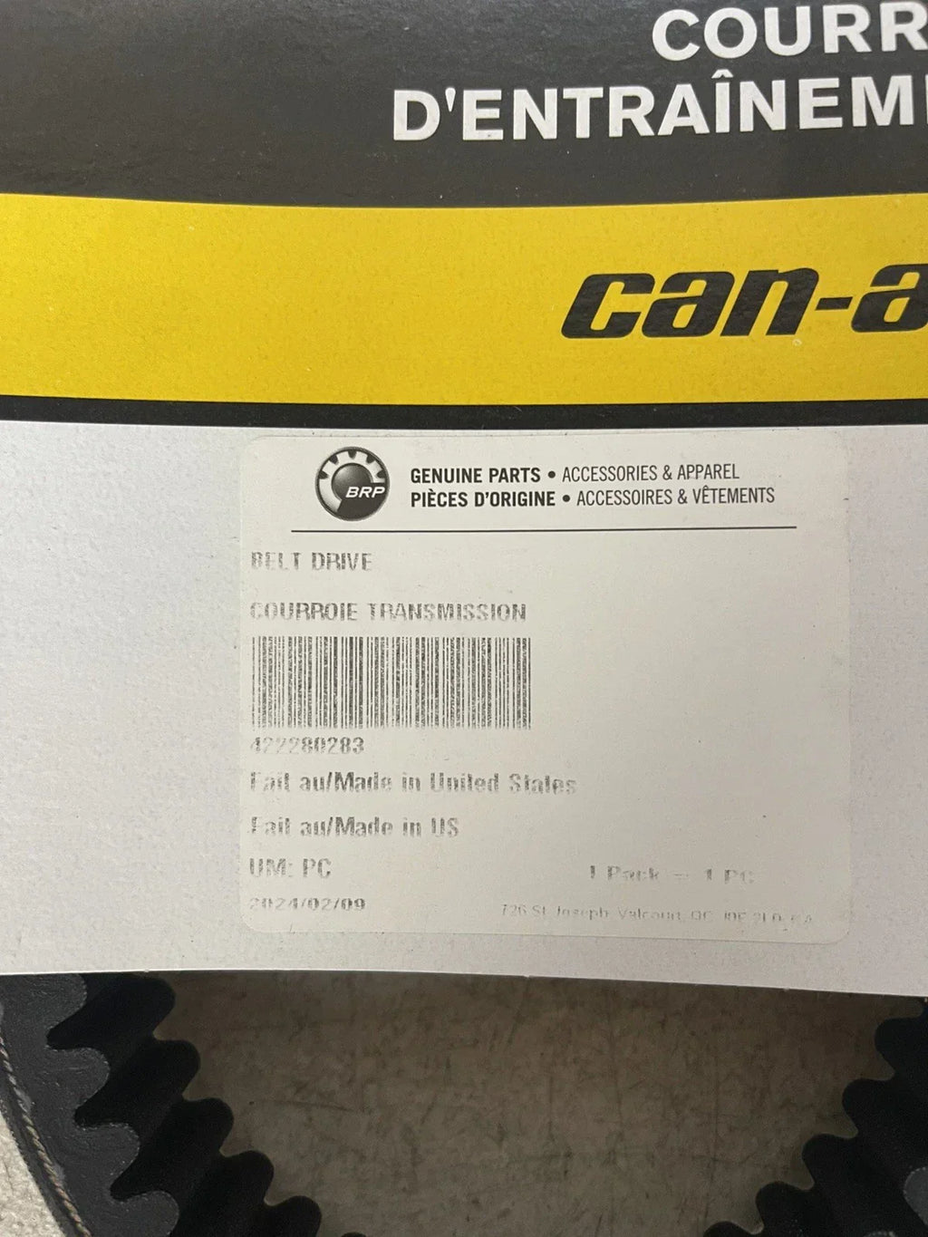 Can-Am BRP OEM Drive Belt 422280283 – Clutch Belt for Defender & Outlander MAX 400/450 HD5 Replacement