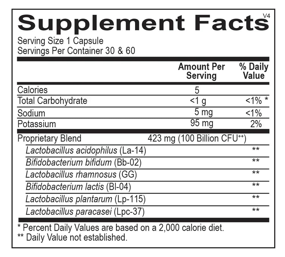 High-Potency Probiotic Supplement for Gut Health, Digestive Balance & Microbiome Support | Advanced Multi-Strain Formula Capsules