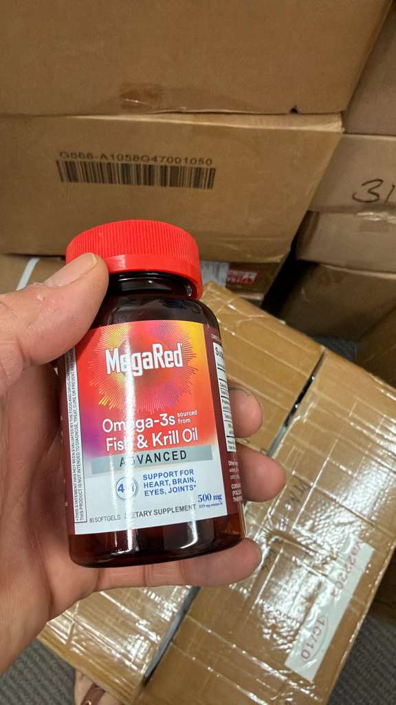 MegaRed Advanced Absorption Omega 3 Fish Oil 500mg 80 Softgels