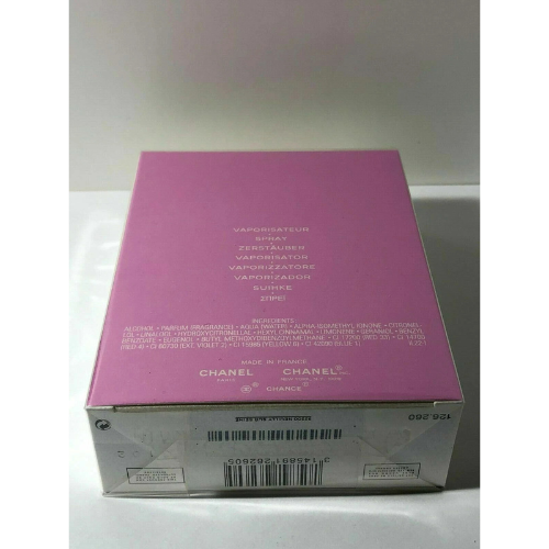 CHANCE EAU TENDRE by Chanel Eau de Parfum Edp 3.4 oz / 100 ml  New