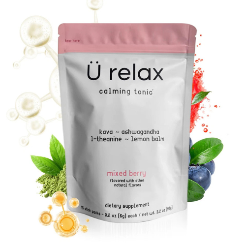 Relax Calming Tonic- 15 Packets MIXED BERRY Flavor Relax Calming Drink-