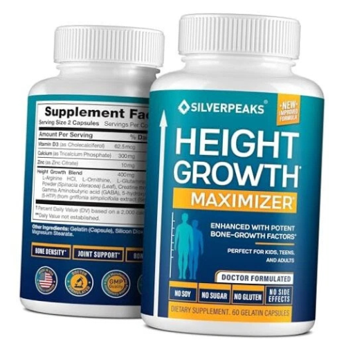 Growth Capsules to Grow Taller - Height Growth Maximizer 60 Count (Pack of 1)