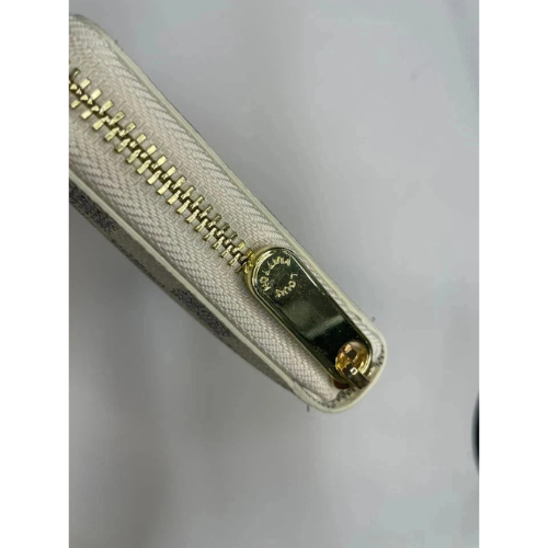 Louis Vuitton Damier Azur Zippy Zip Around Long Wallet Purse White  New