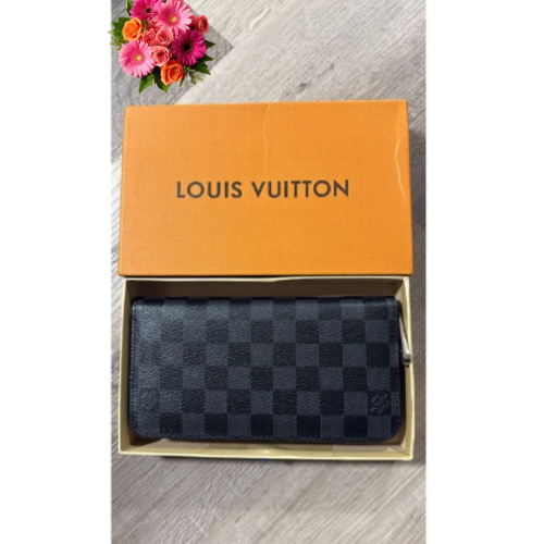 LOUIS VUITTON Portefeuille Brazza Wallet Bifold Damier Graphite N62665 F/S