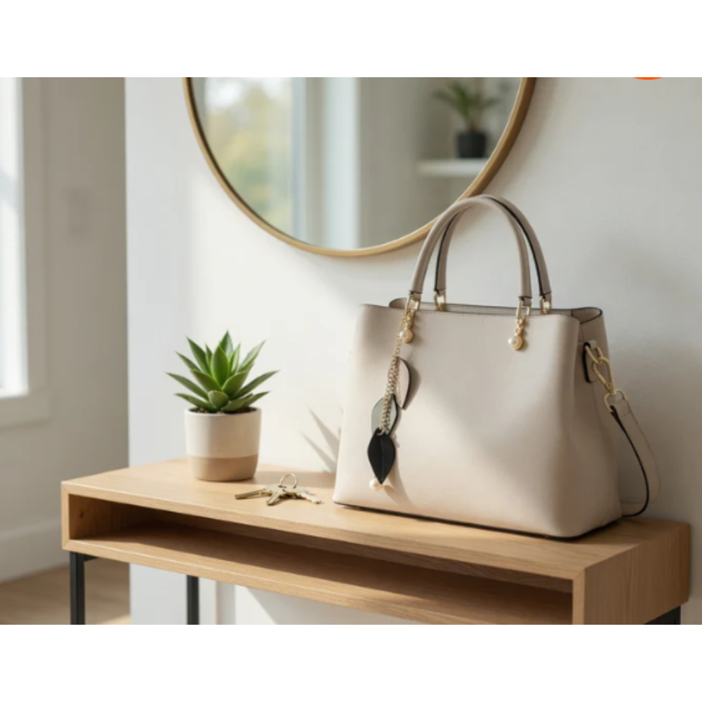 2026 Princess Diana Style Genuine Leather Tote Bag for Women – Large Capacity Light Luxury Crossbody Handbag, Minimalist Everyday Shoulder Bag