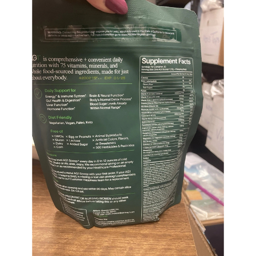 AG1 Athletic Greens PowderPouch 12.7oz 360g 30 Day Supply  New
