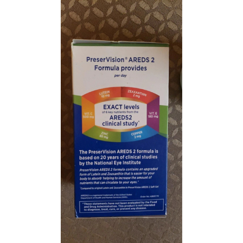 PreserVision AREDS 2 Eye Vitamin & Mineral Supplement 210 mini soft gel