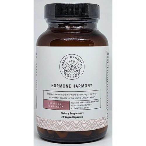 Happy Mammoth Hormone Harmony Dietary Supplement 72 Capsules New