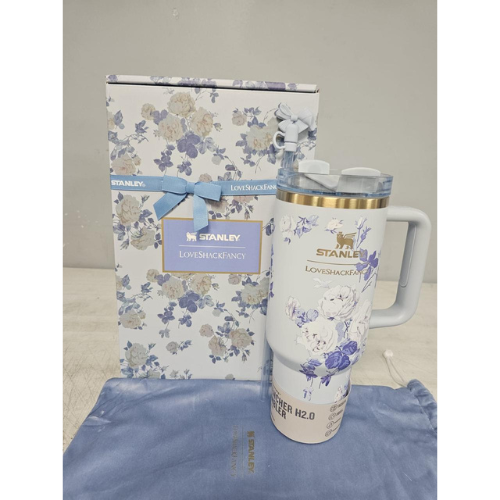 Stanley x Love Shack Fancy 40oz tumbler Everblooming Rosettes  New