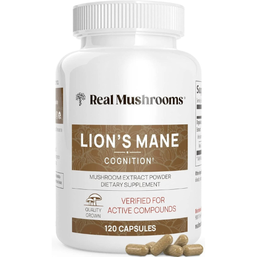 Lions Mane Mushroom Cognition Capsules Lions Mane Mushroom Powder (120 Capsules) New