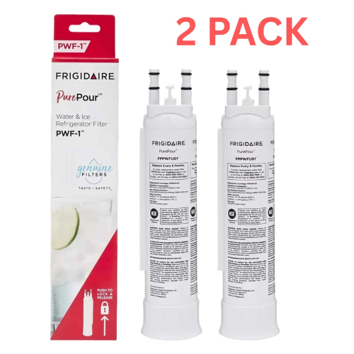 2 Pack Frigidaire FPPWFU01 PWF-1 Refrige PurePour Water & Ice Filter  New