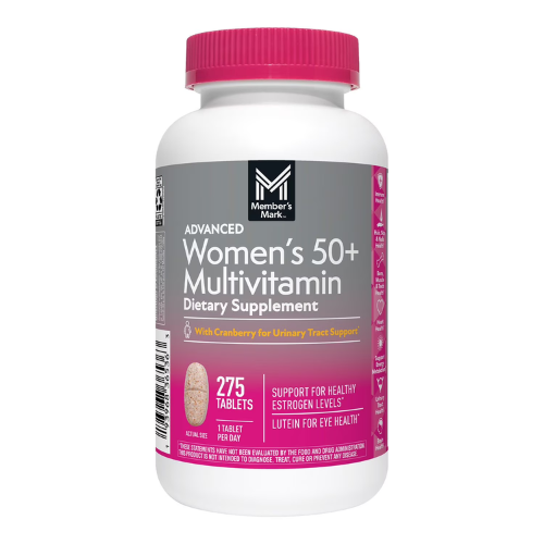 Member's Mark Advanced Women's 50+ Multivitamin Tablets, 275 ct.  New