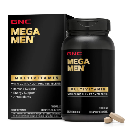 GNC Mega Men Multivitamin Immune Energy Boost Support Antioxidants 180pcs NEW