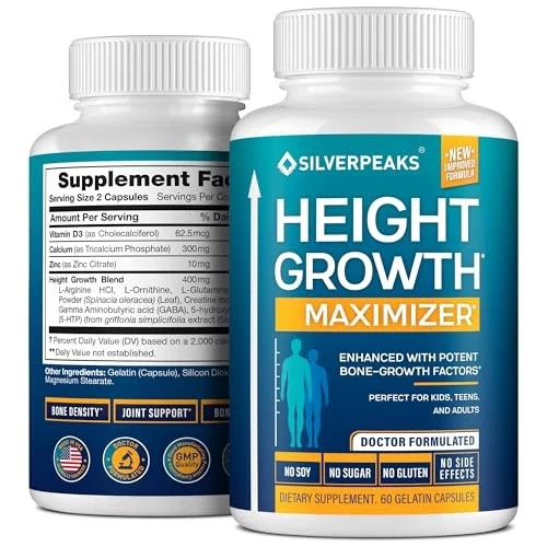 Growth Capsules to Grow Taller - Height Growth Maximizer 60 Count (Pack of 1)
