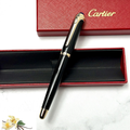 Cartier Black Gold Composite Executive Rollerball Pen Rare AD VIP Gift
