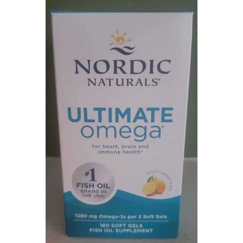 Nordic Naturals Ultimate Omega Lemon 1280mg 180 Count