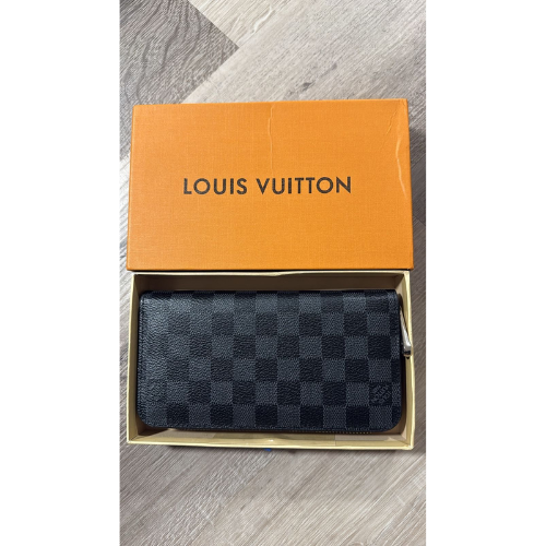 LOUIS VUITTON Portefeuille Brazza Wallet Bifold Damier Graphite N62665 F/S  New