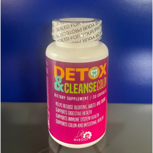 HIBODY Detox & Cleanse Colon , Dietary Suplement, 30 Capsules