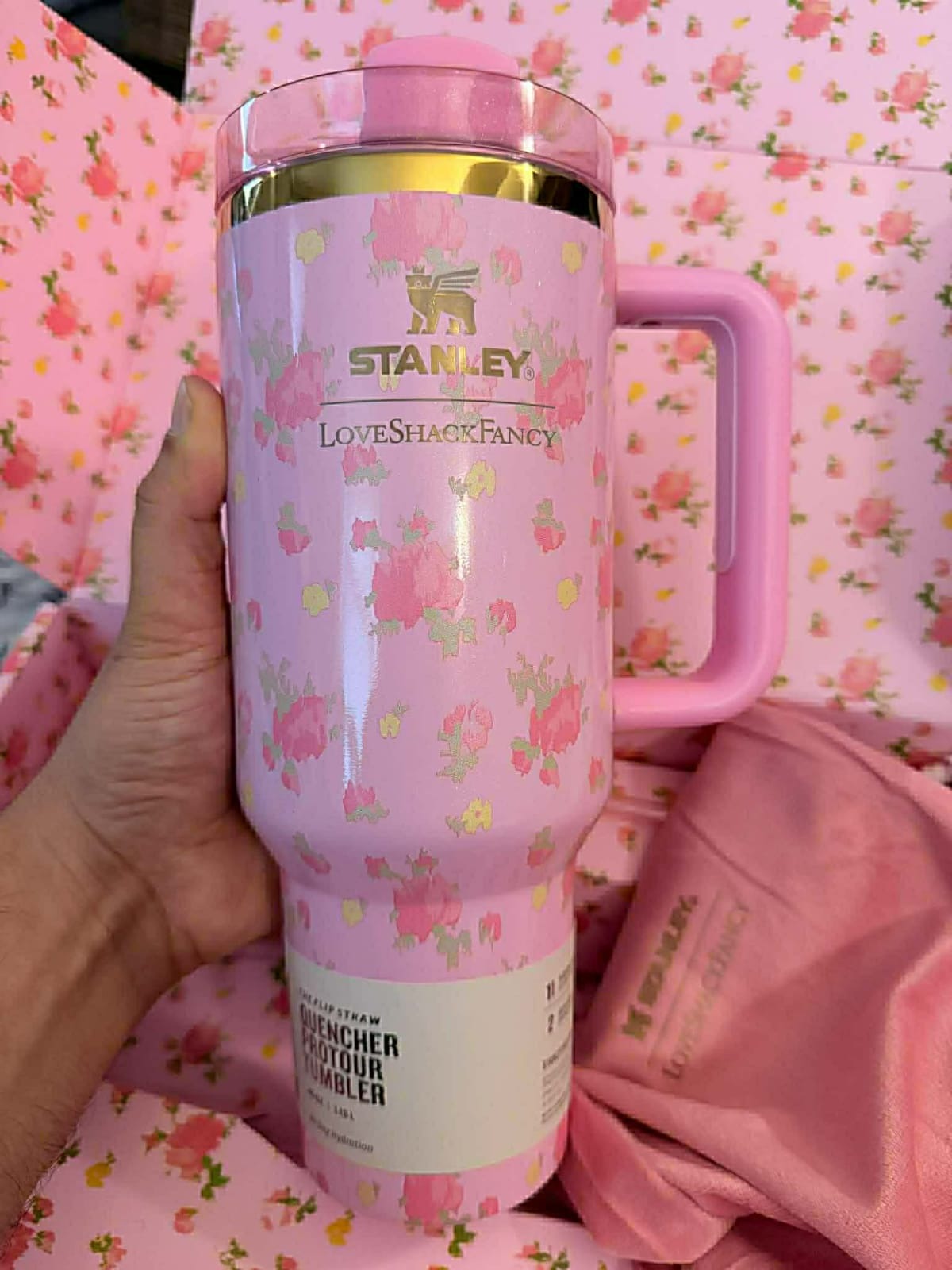 Stanley LoveShackFancy Ibiza Sunset FlowState 30oz Quencher Tumbler