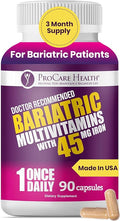 Bariatric Once-a-Day Multivitamin – 90 Capsules, Gastric Bypass & Sleeve Surgery Daily Nutritional Support