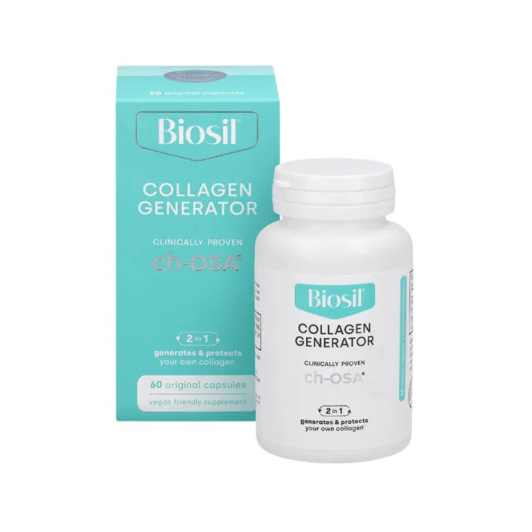 Advanced Collagen Generator Capsules – ch-OSA & Vitamin C Formula for Skin & Beauty Support (60 Capsules) | Biosil