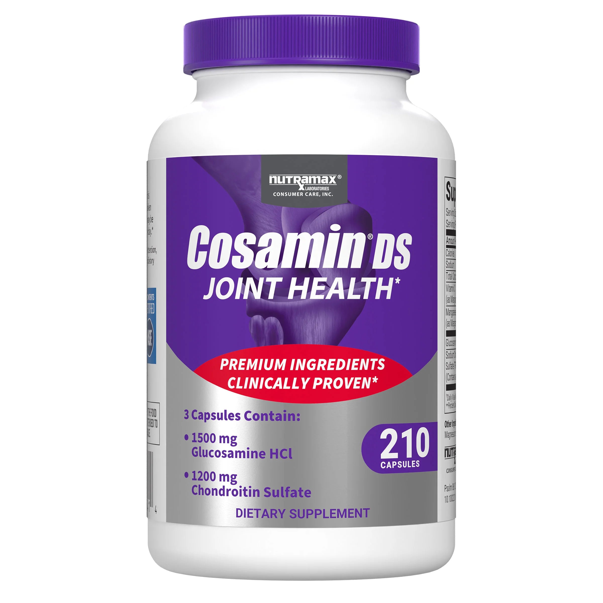 Joint Support Capsules Double Strength – Mobility & Flexibility Formula (210 Capsules) | Cosamin DS