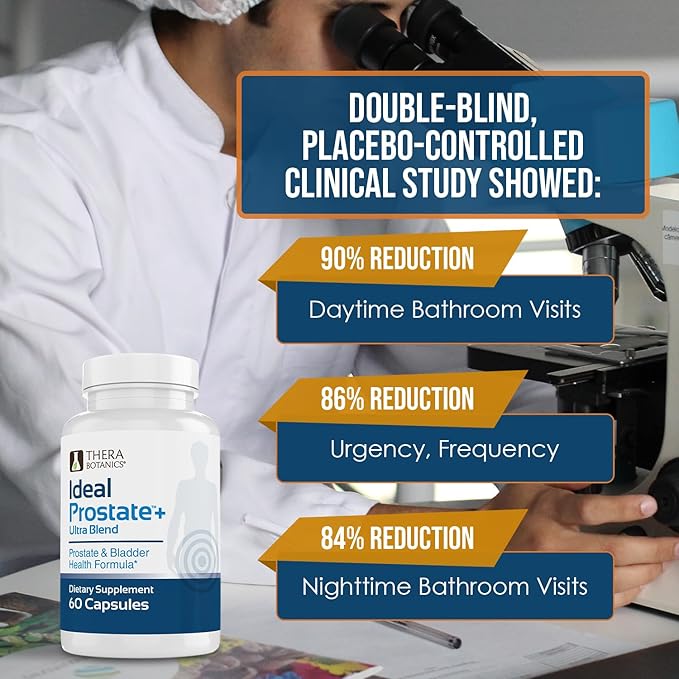 Advanced Prostate Health Capsules for Men – Saw Palmetto, Lycopene & Mushroom Blend Daily Support Supplement | Ideal Prostate Plus Ultra