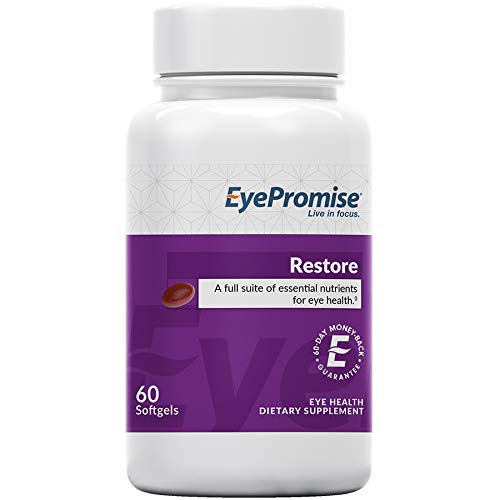 Lutein & Zeaxanthin Eye Support Capsules – Macular & Vision Health Supplement for Daily Ocular Nutrition | EyePromise Restore