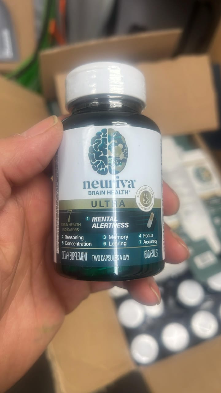 Neuriva Ultra Brain Health Memory Focus Mental Alertness 60 Caps   New