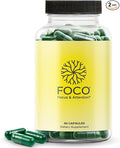 Brain Support Supplement for Focus, Memory & Mental Clarity | Cognitive Performance Formula Capsules (60 Count)