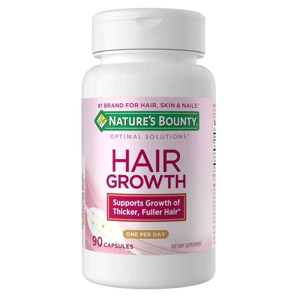 Biotin Hair Growth Supplement – Daily Formula for Stronger, Thicker & Fuller Hair (90 Capsules) | Nature’s Bounty