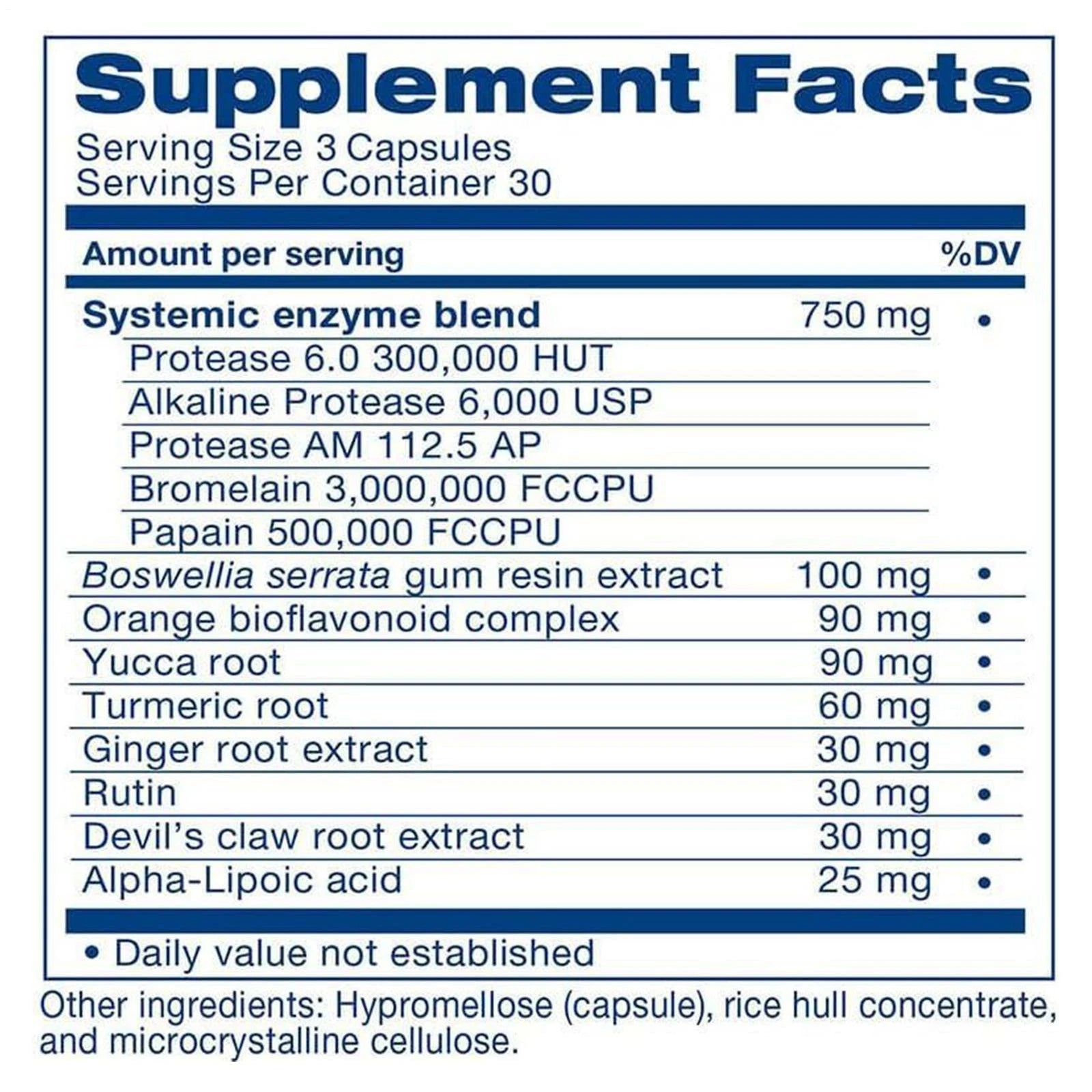 Proteolytic Enzyme Supplement for Joint & Digestive Support – Mobility & Flexibility Formula (90 Count) | HEAL-N-SOOTHE