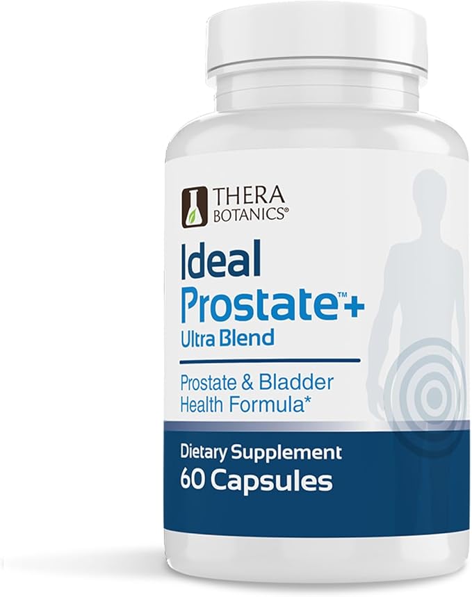 Advanced Prostate Health Capsules for Men – Saw Palmetto, Lycopene & Mushroom Blend Daily Support Supplement | Ideal Prostate Plus Ultra