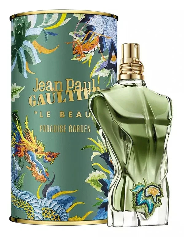 Men’s Tropical Woody Eau De Parfum – Coconut, Fig & Sandalwood Cologne 125ml | Paradise Garden by Jean Paul Gaultier