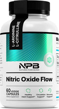 L-Arginine 1500mg Nitric Oxide Capsules – Energy, Circulation & Performance Support (Daily Supplement) | Nature’s Pure Blend