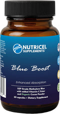 USP Grade Methylene Blue 12mg Capsules – Enhanced with Vitamin C for Absorption (60 Capsules) | Nutricel Supplements
