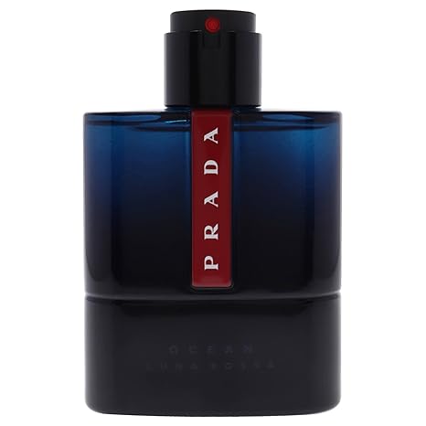 Men’s Fresh Aquatic Eau De Toilette – Bergamot, Iris & Vetiver Cologne 100ml | Luna Rossa Ocean by Prada
