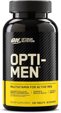 Optimum Nutrition Opti-Men Multivitamin – 240 Tablets, Daily Nutritional Support for Active Men (New)