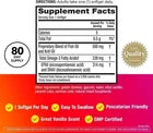 MegaRed Advanced Absorption Omega 3 Fish Oil 500mg 80 Softgels