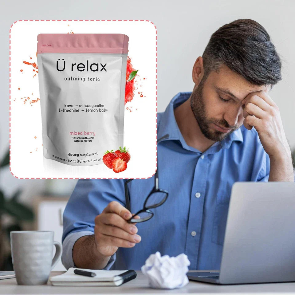 Relax Calming Tonic- 15 Packets MIXED BERRY Flavor Relax Calming Drink-