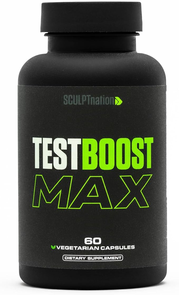 Men’s Testosterone Support Supplement for Energy, Strength, Stamina & Performance | Herbal Fitness Formula Capsules (60 Count)