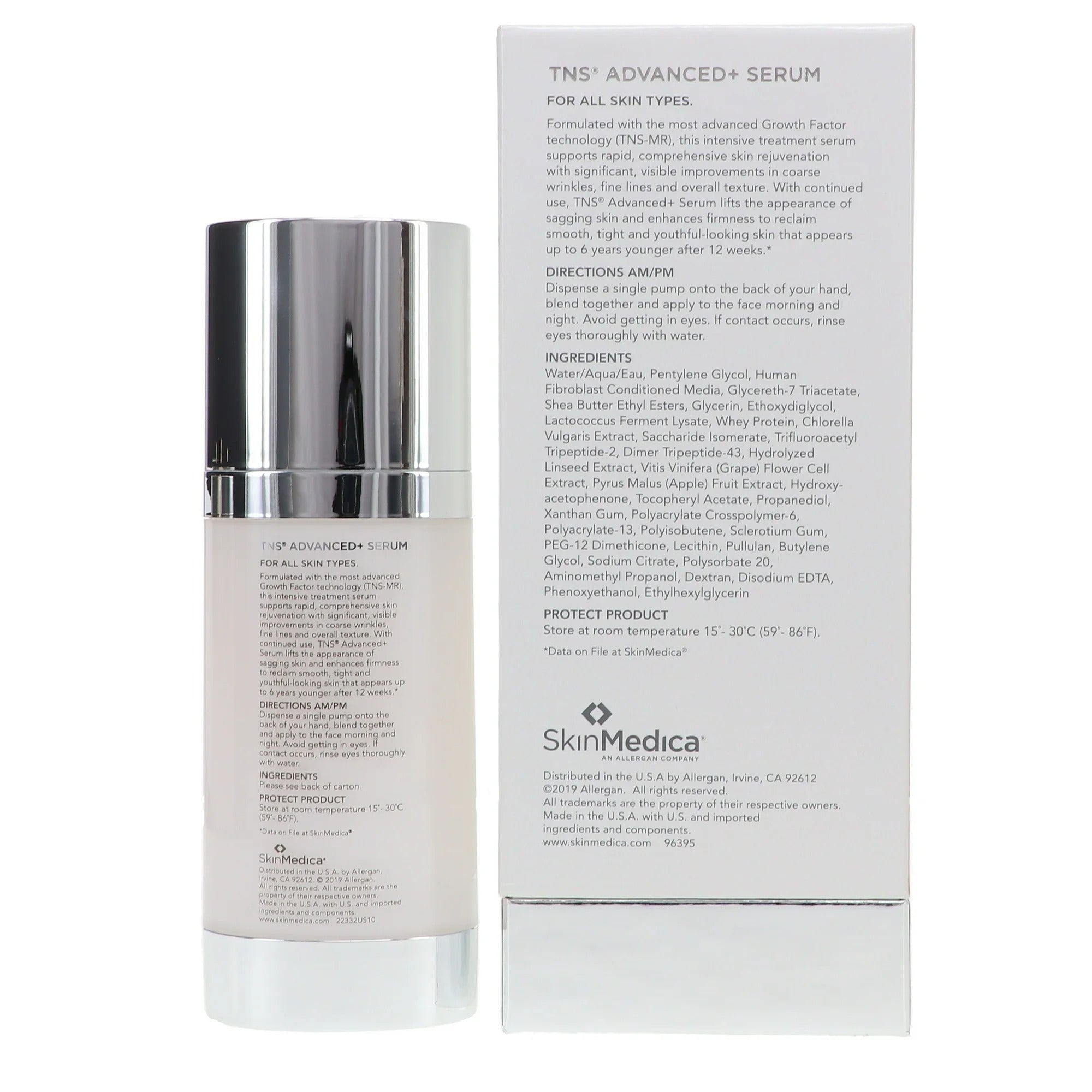 Advanced Skin Rejuvenation Serum for Firmness, Texture Improvement & Anti-Aging Support | Growth Factor Skincare Formula (1 oz)